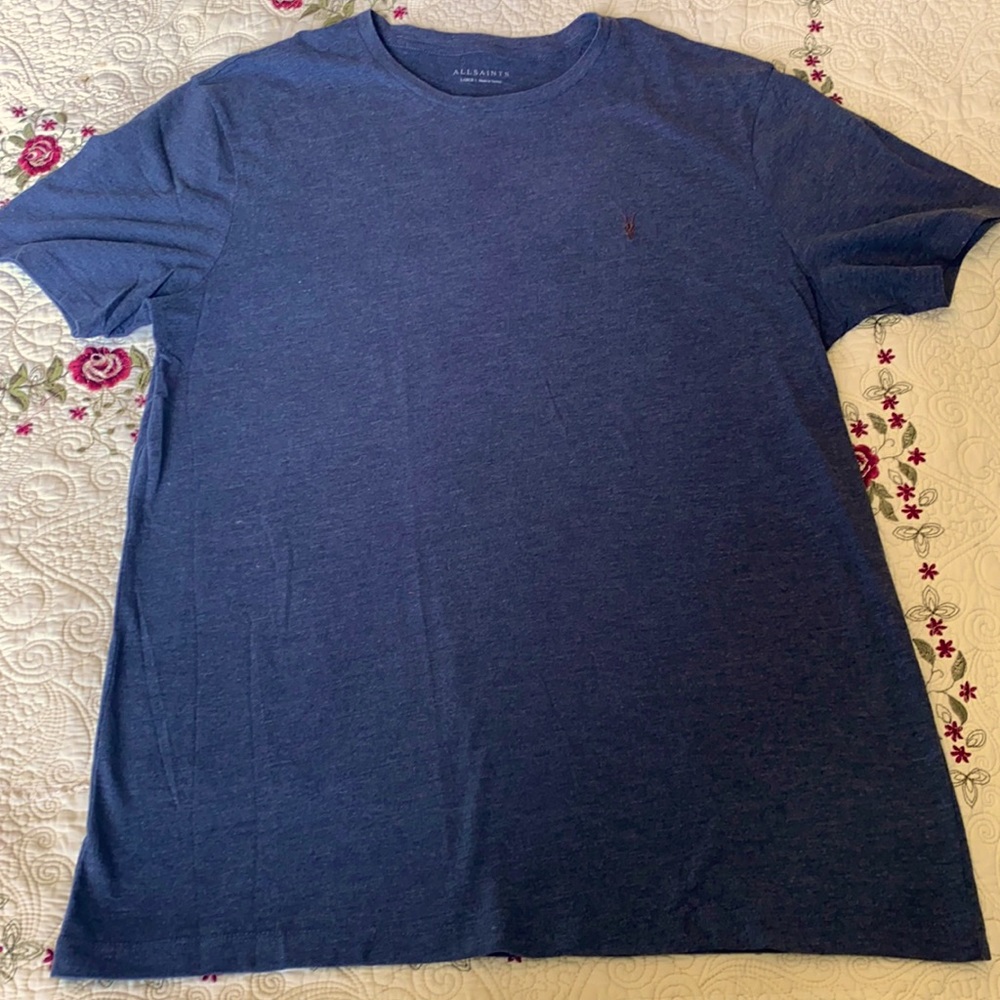 All Saints Crewneck T-Shirt Gray L